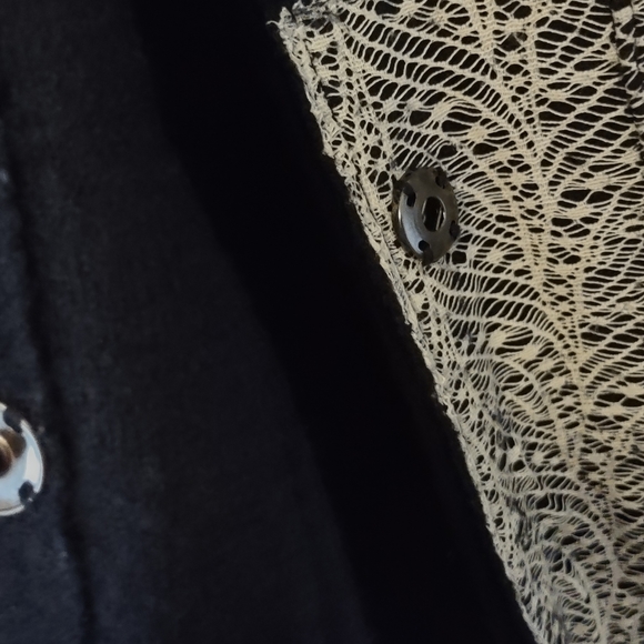 Angel of the North sweater jacket size XS Anthropologie sweater cardigan navy xs - Picture 4 of 6